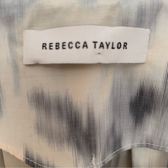 Rebecca Taylor NWT Whisper Rose Tulip Sleeve Top, Size 4 - Picture 10 of 13